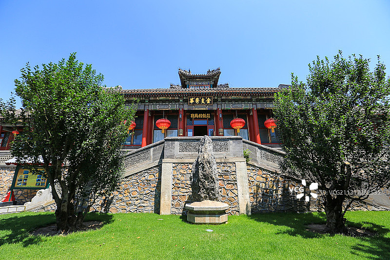 北京皇家园林颐和园听鹂馆饭庄图片素材