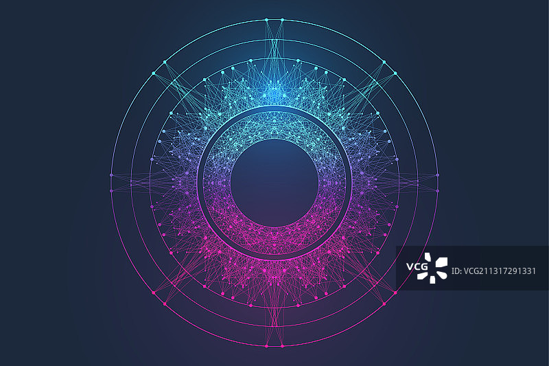 大数据可视化与机器学习图片素材