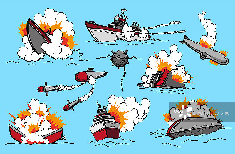 漫画书战舰合集图片素材