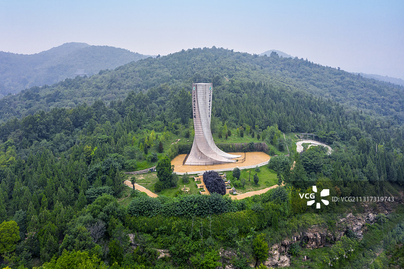 八公山国家地质公园 安徽省淮南市八公山区山王镇图片素材