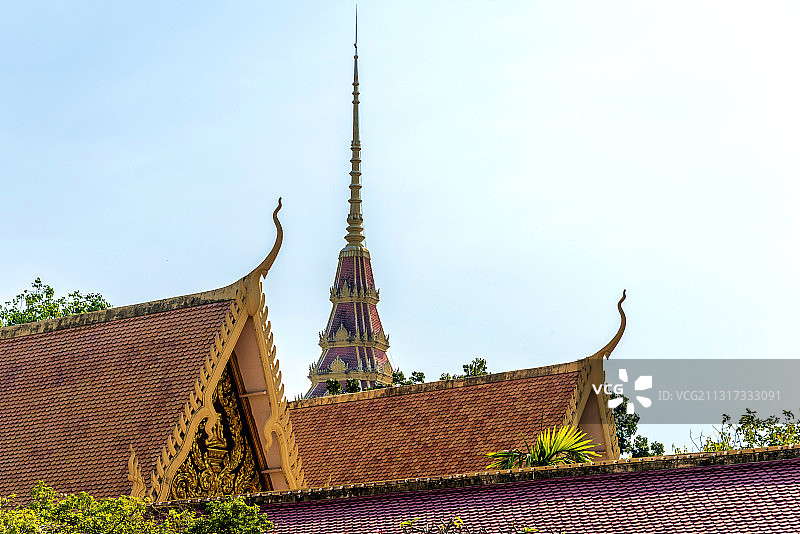 柬埔寨金边大皇宫图片素材
