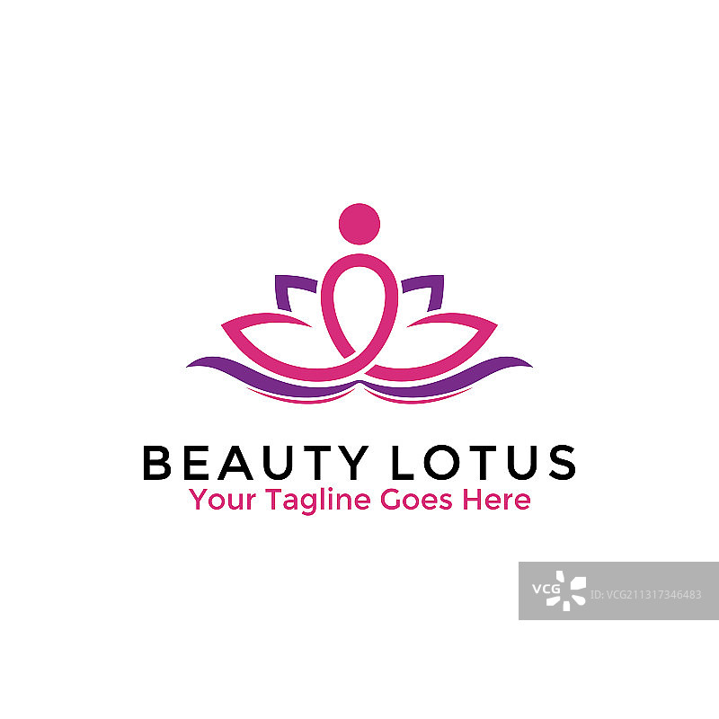 莲花logo设计模板图片素材