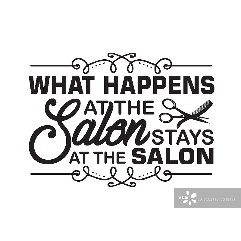 关于美发沙龙的引言图片素材
