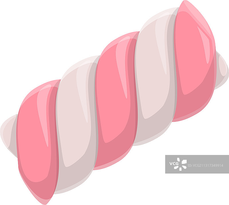 粉色和白色条纹棉花糖图片素材