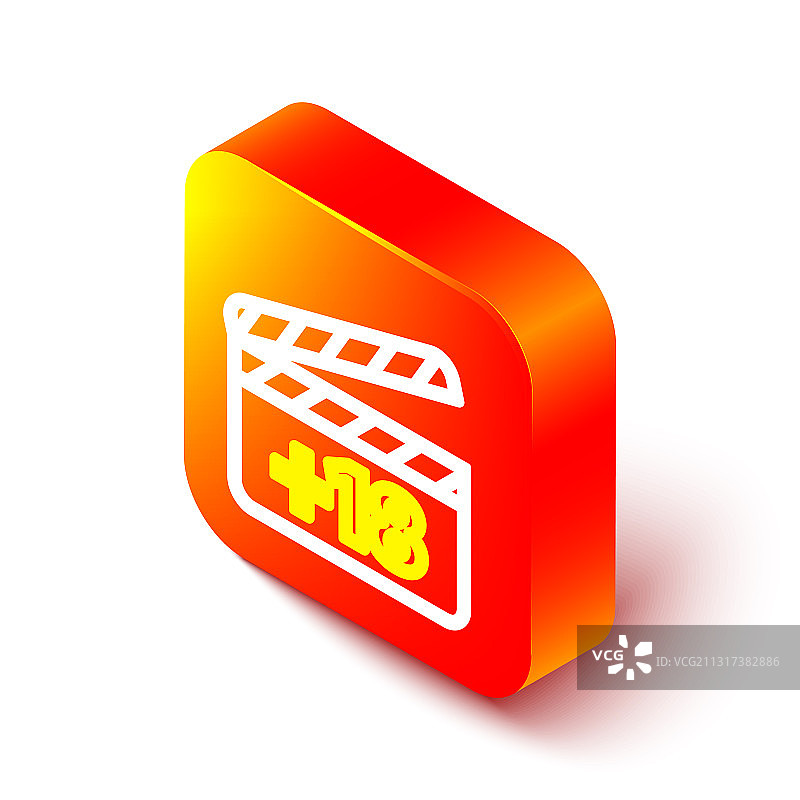 2.5D线条风格18禁电影场记板图片素材