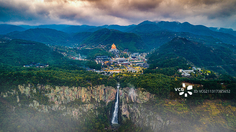 雪窦山景区图片素材
