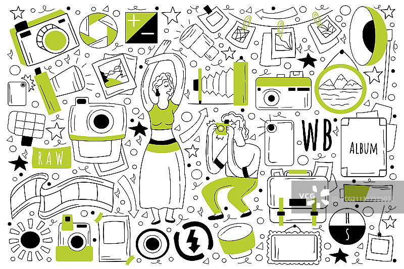 摄影涂鸦合集图片素材