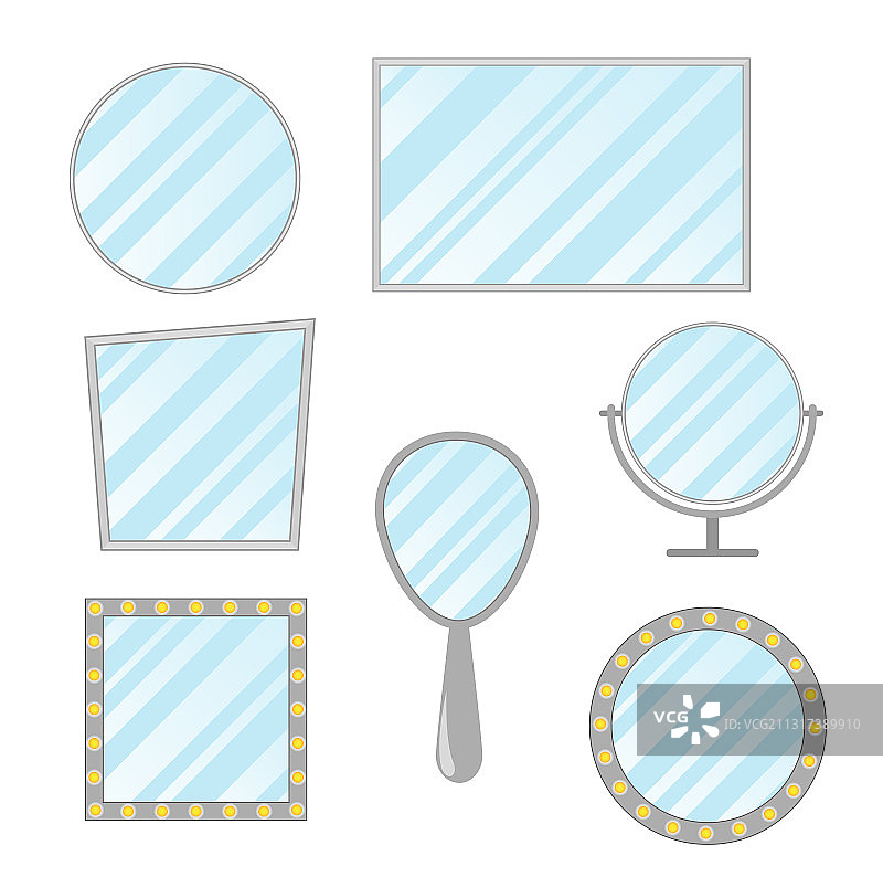 镜子室内装饰画框图片素材