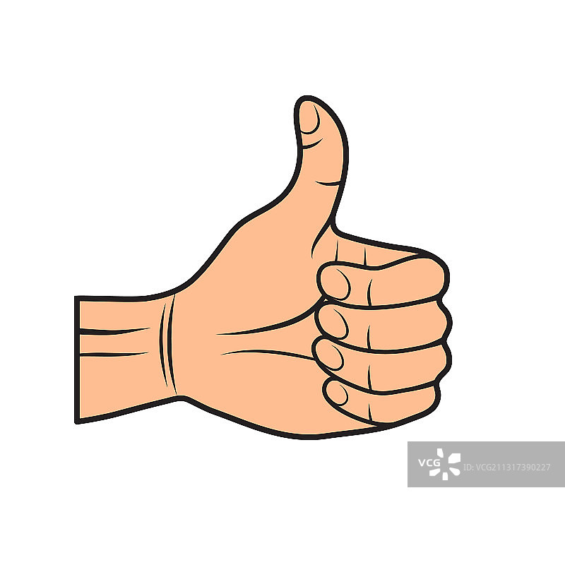 手臂向上指表示积极成功图片素材
