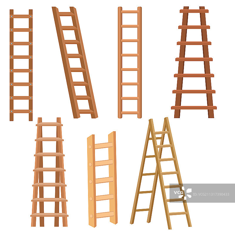 设计元素木制楼梯大合集图片素材