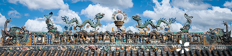 《广东传统民居祠庙屋顶》图片素材