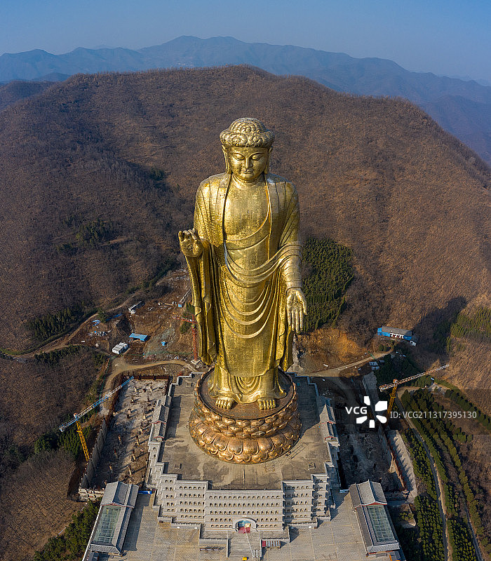 尧山大佛图片素材