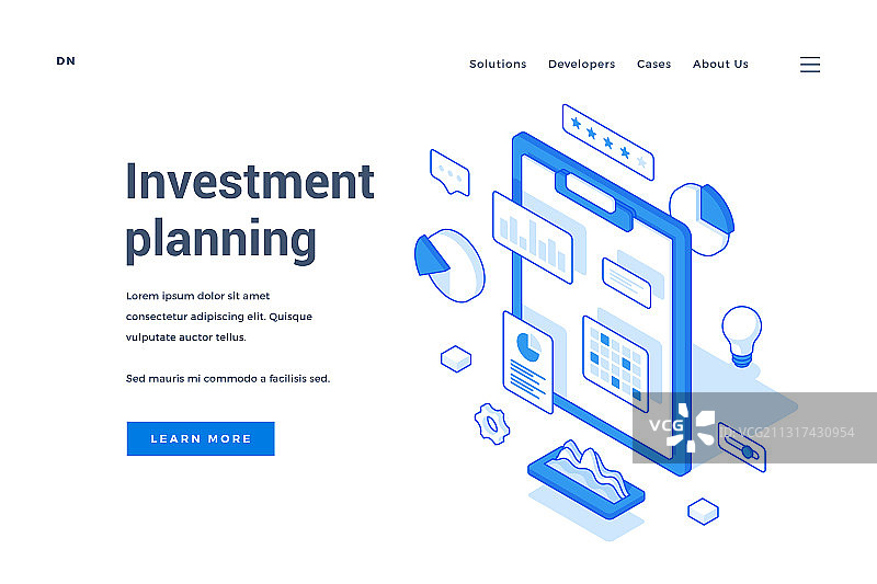 关于创意的2.5D网站设计图片素材