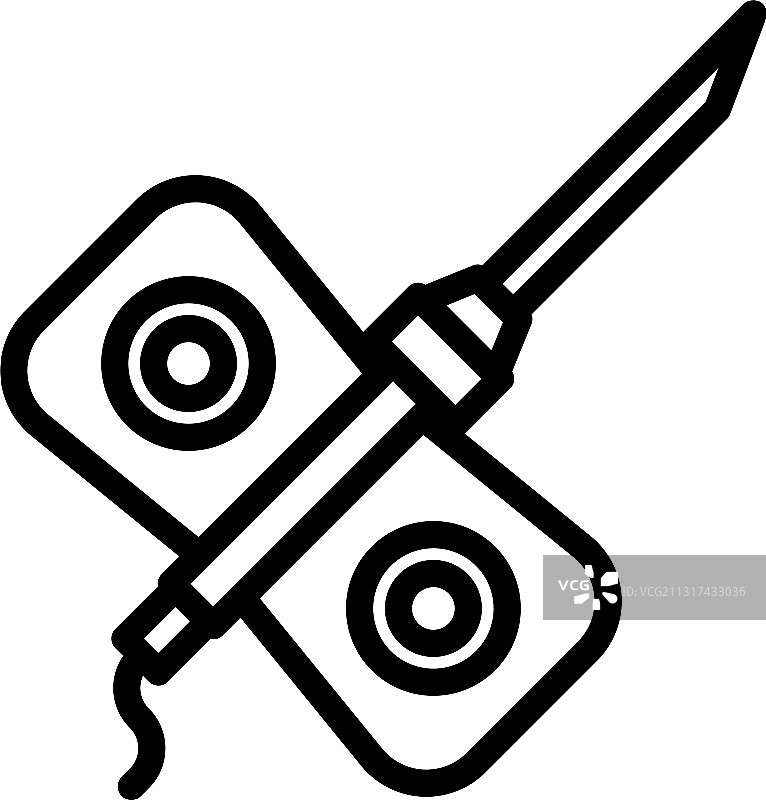 导尿管轮廓样式图标图片素材