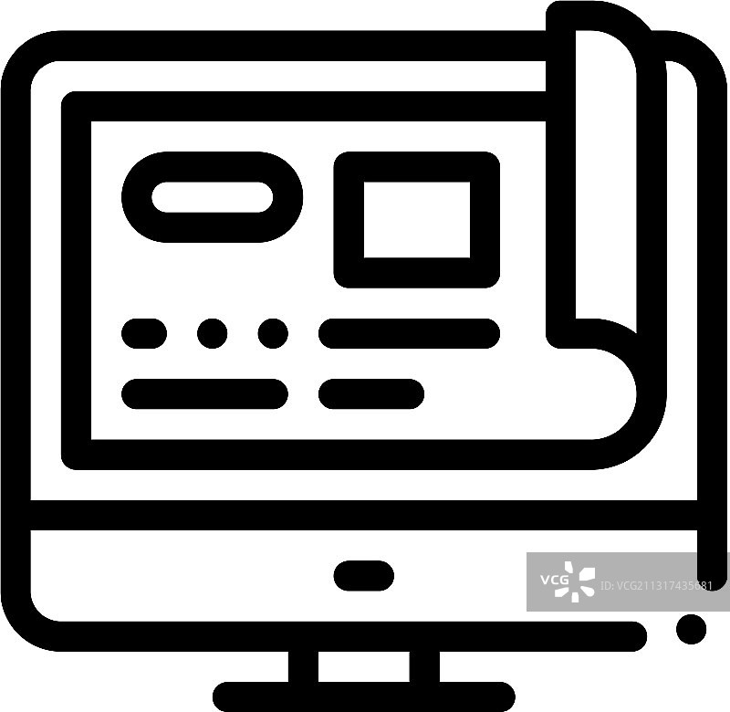 网站项目轮廓图标图片素材