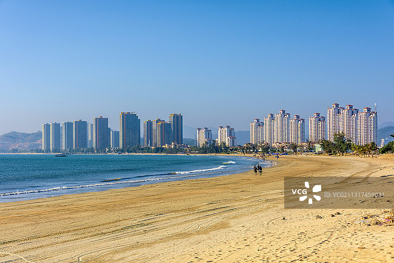 中国广东惠州万科双月湾度假村图片素材