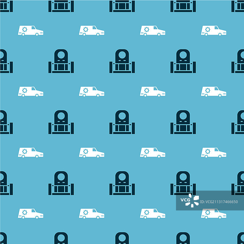 墓碑和灵车图片素材