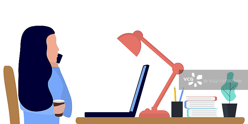 女人使用笔记本电脑研究时尚图片素材