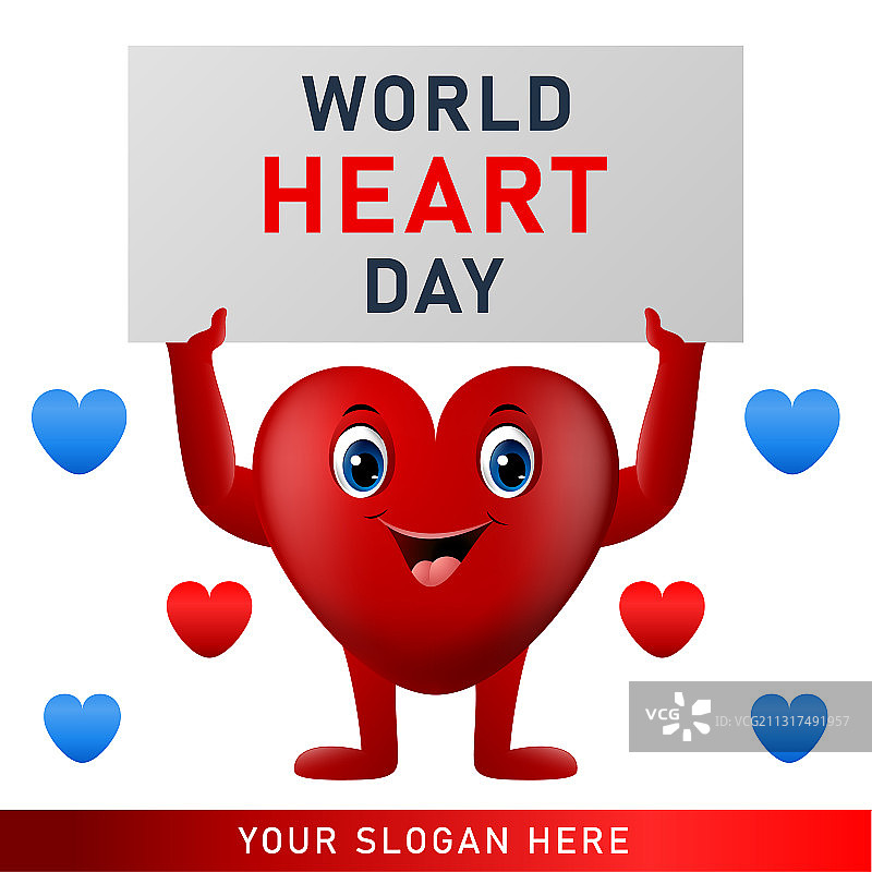 世界心脏日海报网页banner图片素材