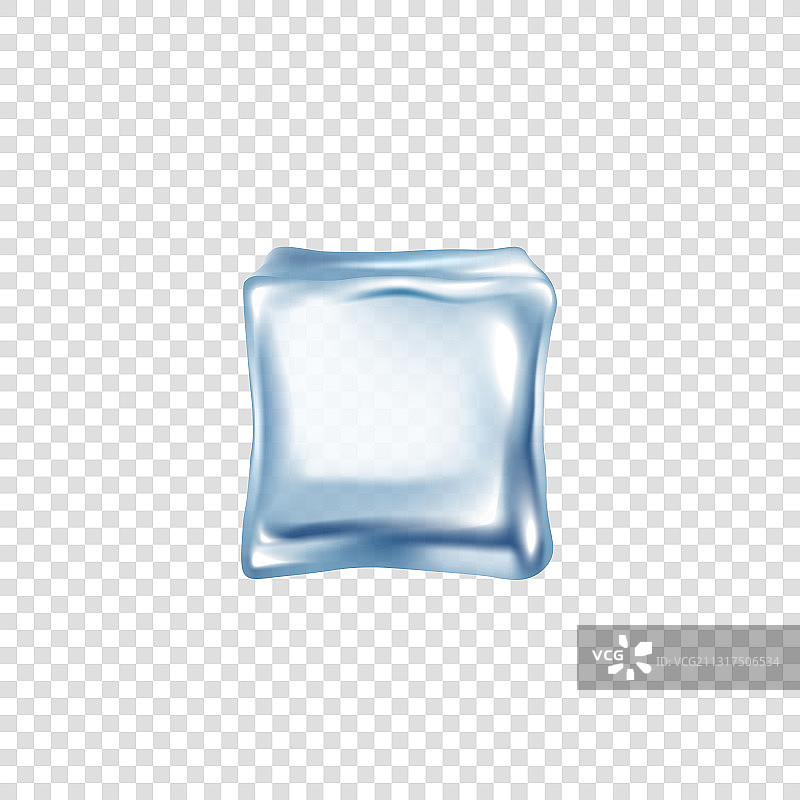 逼真冰块单品图标图片素材
