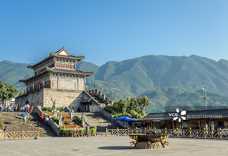 白帝城图片素材