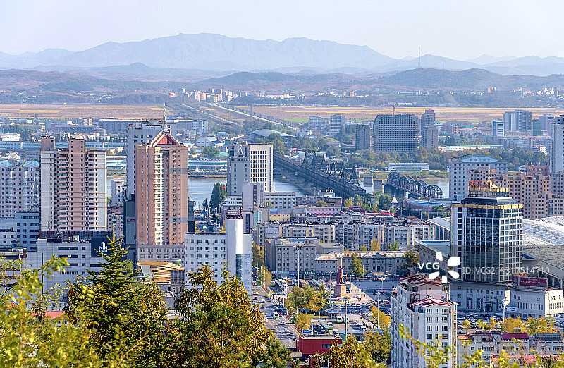 中国辽宁丹东城市风光图片素材