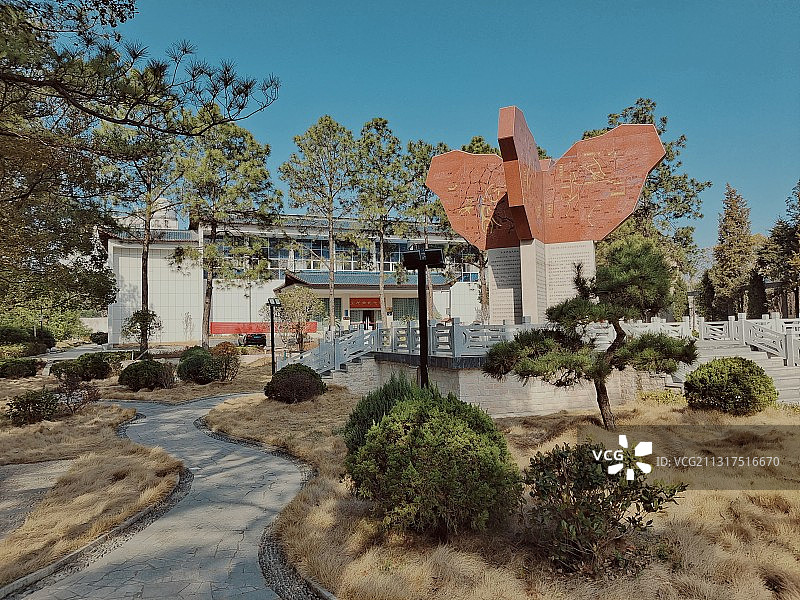 麻城烈士陵园王树声将军纪念馆图片素材