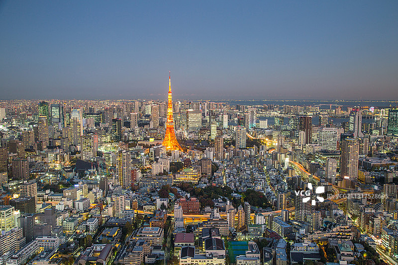 东京城市夜景图片素材