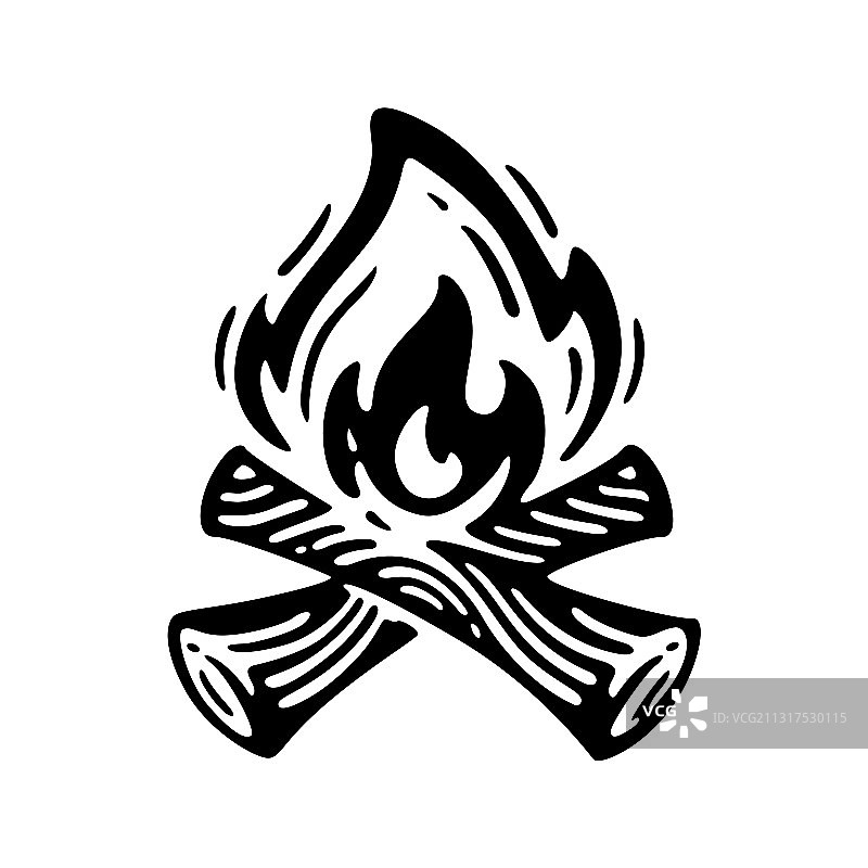 篝火火焰图片素材