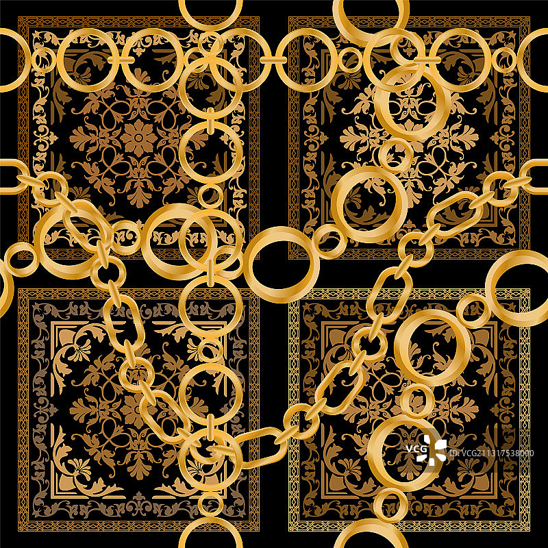 宝石装饰无缝图案图片素材