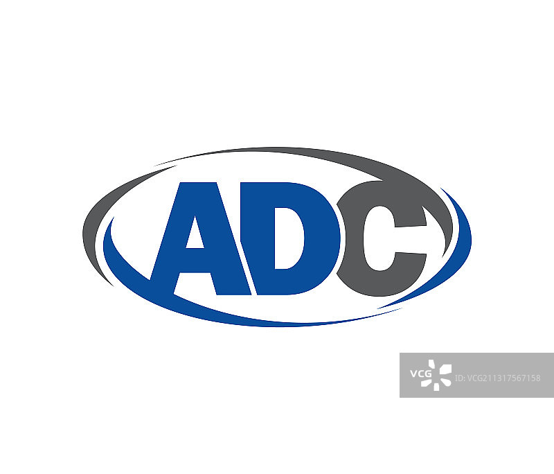 ADC字母组合首字母标志图片素材