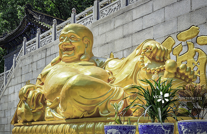 千山大佛寺景区弥勒道场图片素材