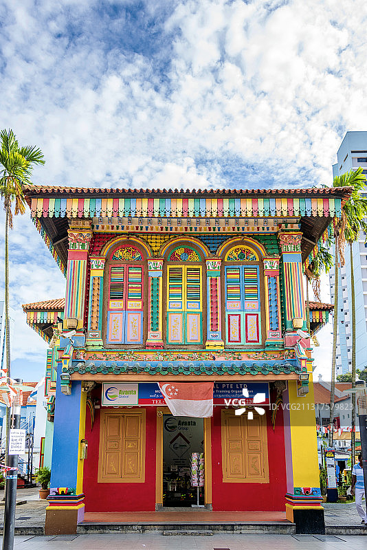 新加坡小印度街区图片素材