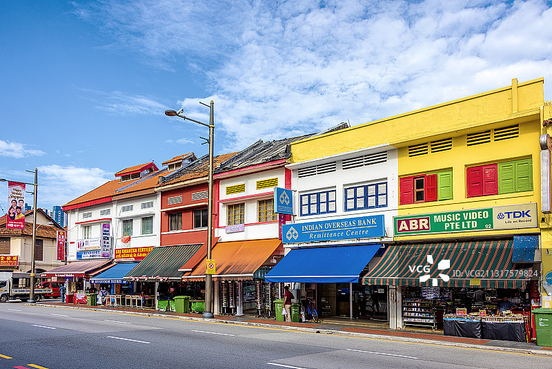 新加坡小印度街区图片素材