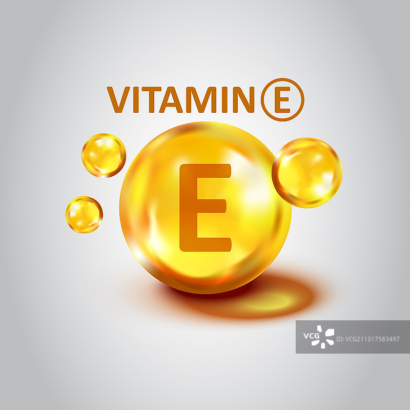扁平风格维生素E药丸胶囊图标图片素材