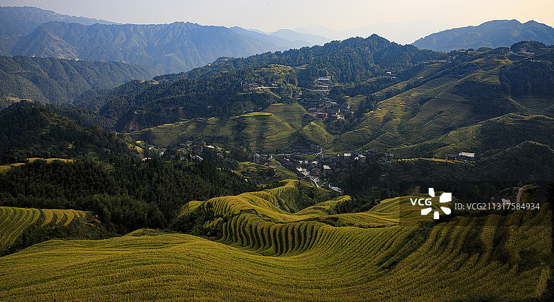 1E8A4962-1广西桂林龙胜大寨金坑梯田2019.10图片素材