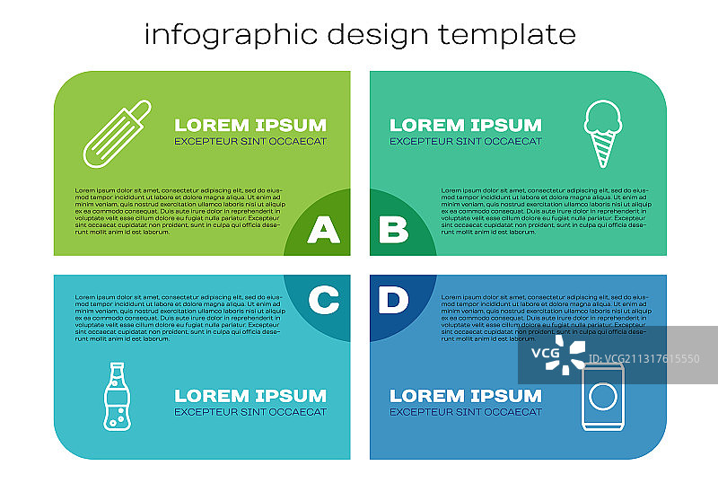 矿泉水瓶、法式热狗和苏打水罐banner图片素材
