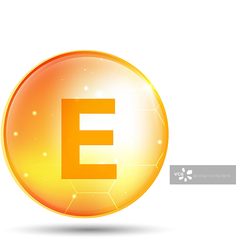 维生素E金色闪耀胶囊护肤图片素材