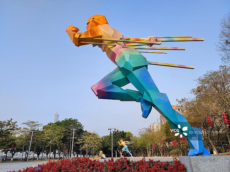 奔跑吧，广州！图片素材