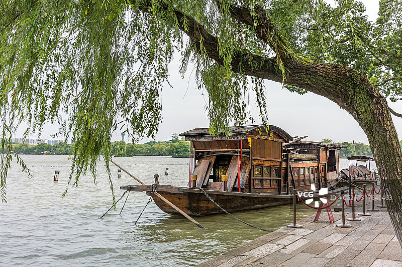 嘉兴南湖红船图片素材