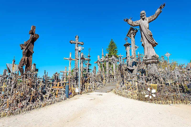 立陶宛希奥利艾圣十字架山图片素材