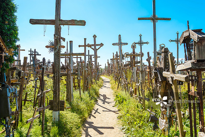 立陶宛希奥利艾圣十字架山图片素材