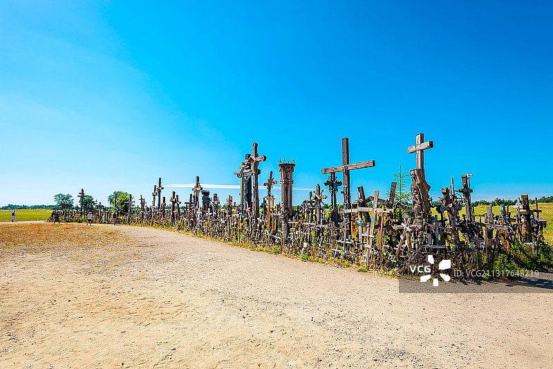 立陶宛希奥利艾圣十字架山图片素材