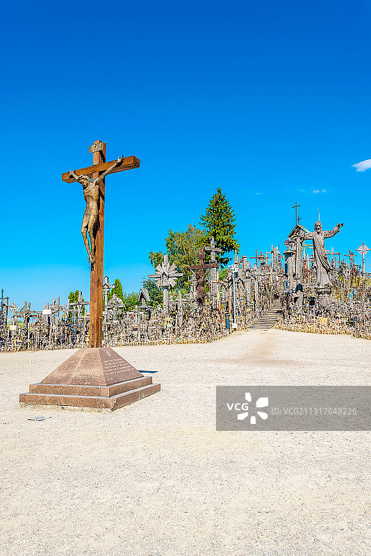 立陶宛希奥利艾圣十字架山图片素材