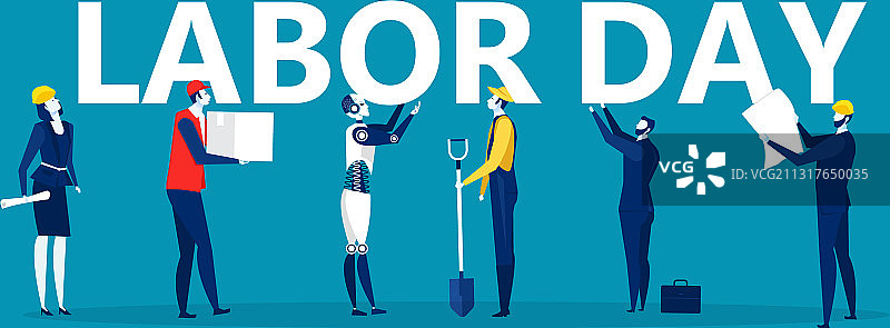 劳动节就业职业宣传banner图片素材