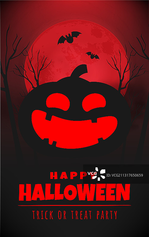 万圣节快乐：南瓜怪物背景图片素材