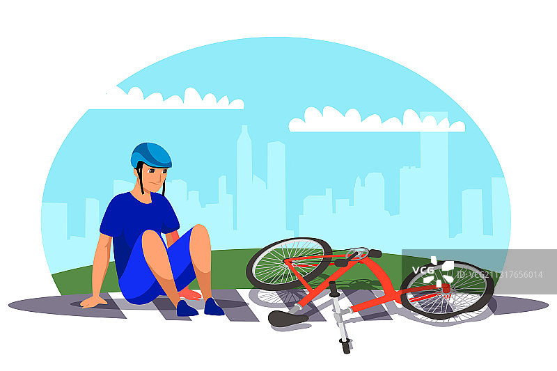 交通事故卡通人物图片素材