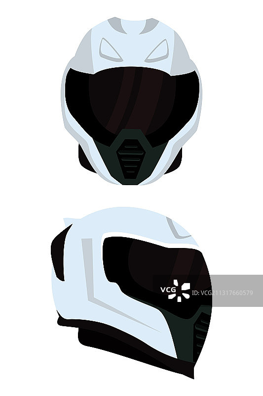 赛车手防护头盔（白色背景）图片素材