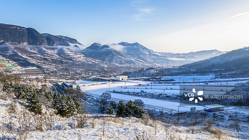 冬日雪景图片素材