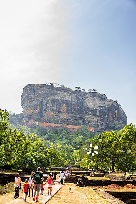 斯里兰卡锡吉里耶狮子岩图片素材